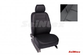Чехлы на сиденье Экокожа (с 2020 г. 40/60 без задн подлокот. экокожа) Seintex Skoda Rapid  MK2 (2019-2025) (черный)