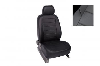 Чехлы на сиденье Экокожа (экокожа) Seintex Opel Astra  H (2004-2007) универсал (черный)