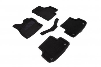Коврики в салон (3D, ворс) SeiNtex Audi A3  8VA хэтчбэк 5 дв. (2012-2020) дорестайлинг, рестайлинг (Чёрный)