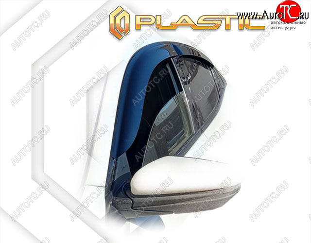 1 999 р. Дефлектора окон (Япония) CA-Plastic Honda Civic FK7 хэтчбэк 5 дв. дорестайлинг (2017-2019) (classic полупрозрачный, без хром. молдинга)  с доставкой в г. Кемерово