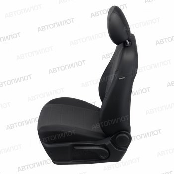 13 649 р. Чехлы сидений (экокожа/велюр) Автопилот BMW X2 F39 (2017-2023) (черный/федерер)  с доставкой в г. Кемерово. Увеличить фотографию 4