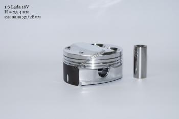 17 799 р. Поршни СТИ 16-кл высота 25.4 палец 1945 под клапана 3228 кольца 1,21,52,0 вытесн.-1,2мм  356895055  с доставкой в г. Кемерово. Увеличить фотографию 4