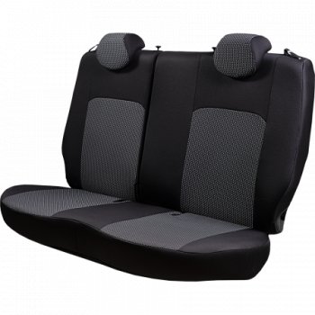 5 599 р. Комплект чехлов для сидений (РЗСиС 60/40 жаккард) Дублин Lord Autofashion Chevrolet Niva 2123 рестайлинг (2009-2020) (серый, вставка Сеул серая, строчка серая)  с доставкой в г. Кемерово. Увеличить фотографию 3