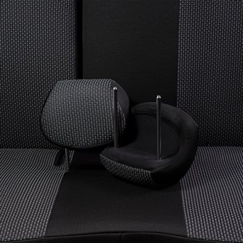 5 599 р. Комплект чехлов для сидений (РЗСиС 60/40 жаккард) Дублин Lord Autofashion Chevrolet Niva 2123 рестайлинг (2009-2020) (серый, вставка Сеул серая, строчка серая)  с доставкой в г. Кемерово. Увеличить фотографию 5