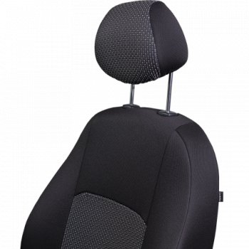 5 599 р. Комплект чехлов для сидений (РЗСиС 60/40 жаккард) Дублин Lord Autofashion Chevrolet Niva 2123 рестайлинг (2009-2020) (серый, вставка Сеул серая, строчка серая)  с доставкой в г. Кемерово. Увеличить фотографию 8