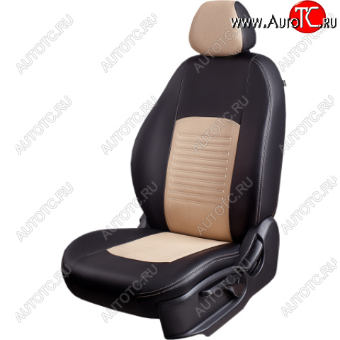 9 899 р. Комплект чехлов для сидений, (РЗСиС 60/40 Илана+Орегон) ТУРИН Lord Autofashion  Chevrolet Niva  2123 (2002-2020) дорестайлинг, рестайлинг (черный, вставка бежевая, строчка бежевая)  с доставкой в г. Кемерово