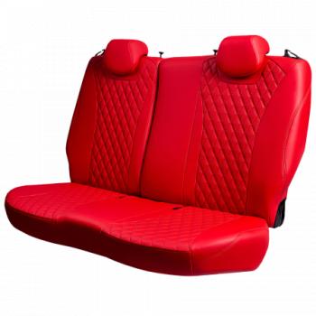18 749 р. Комплект чехлов для сидений (РЗС 40/60, 3Г Орегон) БАЙРОН Lord Autofashion  KIA Ceed  3 CD (2018-2025) универсал, хэтчбэк (красный, вставка красная, строчка красная)  с доставкой в г. Кемерово. Увеличить фотографию 3