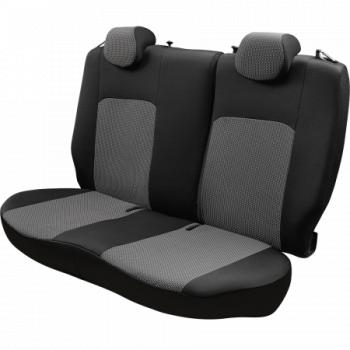 5 699 р. Комплект чехлов для сидений (ЦЗС 2П Жаккард) Дублин Lord Autofashion Лада 2113 (2004-2013) (черный, вставка Зигзаг серая)  с доставкой в г. Кемерово. Увеличить фотографию 5