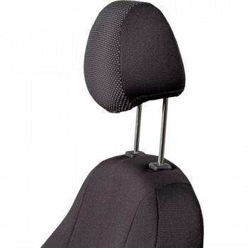 5 399 р. Комплект чехлов для сидений (ЦЗС Жаккард) Дублин Lord Autofashion  Лада Нива 4х4  2121 (1977-2019) 3 дв. дорестайлинг (черный, вставка Ёж белая)  с доставкой в г. Кемерово. Увеличить фотографию 2