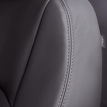 6 799 р. Комплект чехлов для сидений ( к.Drive Active РЗСиС 60/40 3Г Илана+Орегон) ТУРИН СТ Lord Autofashion  Лада Гранта FL ( 2191,  2190,  2194,  2192) (2018-2025) лифтбек, седан, универсал, хэтчбек (серый, вставка серая, строчка серая)  с доставкой в г. Кемерово. Увеличить фотографию 3