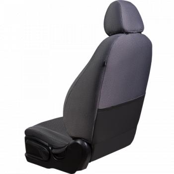 6 349 р. Комплект чехлов для сидений (РЗС 60/40 2П+2Г Жаккард), Дублин Lord Autofashion Лада Приора 2170 седан дорестайлинг (2007-2014) (серый, вставка Сеул серая)  с доставкой в г. Кемерово. Увеличить фотографию 3