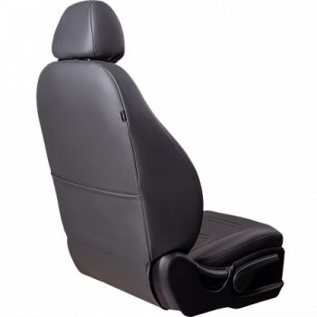 11 899 р. Комплект чехлов для сидений (ЦЗС 2П+1Г Орегон) ТУРИН-2 Lord Autofashion  Renault Logan  1 (2004-2016) дорестайлинг, рестайлинг (серый, вставка серая, строчка серая)  с доставкой в г. Кемерово. Увеличить фотографию 7
