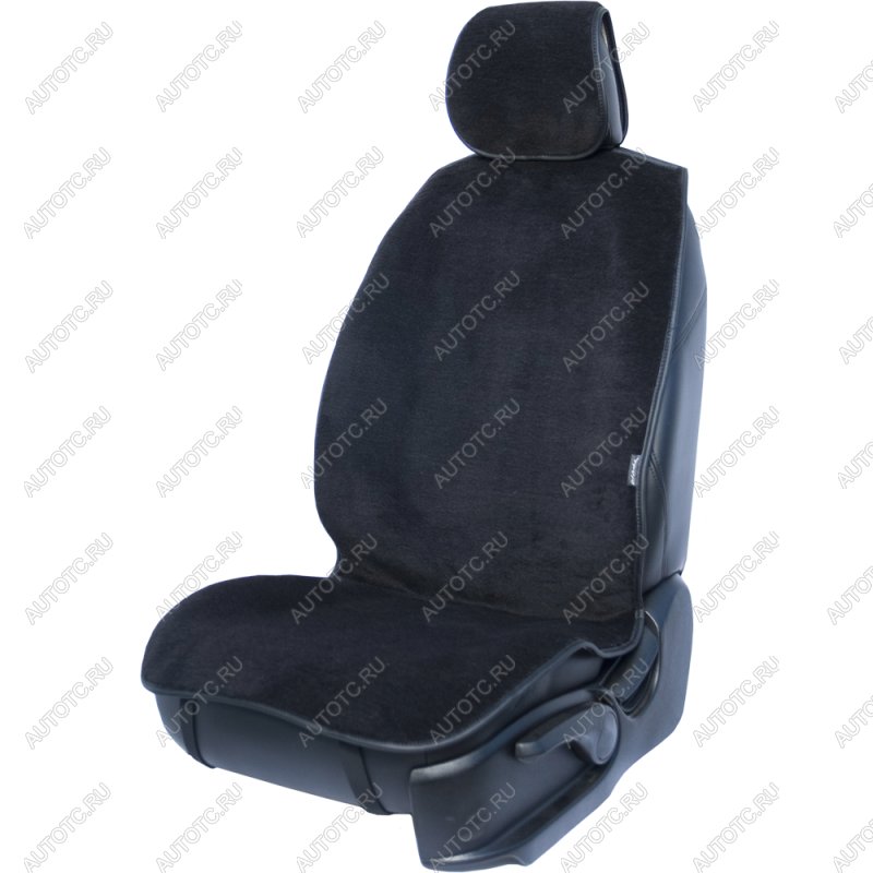 7 549 р. Накидка на сиденье (5 мест Мех) ТЕЙЛОР Мех Lord Autofashion   (черный)  с доставкой в г. Кемерово