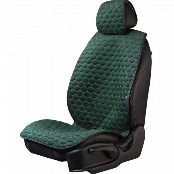 6 799 р. Накидка на сиденье (5 мест Афины) ТЕЙЛОР ст СОТА Lord Autofashion   (зеленый, строчка бежевая)  с доставкой в г. Кемерово. Увеличить фотографию 4