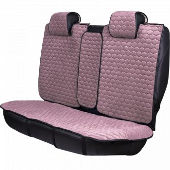 6 799 р. Накидка на сиденье (5 мест Афины) ТЕЙЛОР ст СОТА Lord Autofashion   (розовый, строчка бежевая)  с доставкой в г. Кемерово. Увеличить фотографию 5
