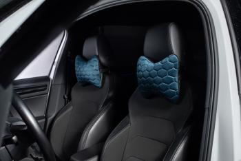 429 р. Подушка-косточка (Илана+Афины) КОСТОЧКА ст СОТА Lord Autofashion   (черный, мурена, строчка бежевая)  с доставкой в г. Кемерово. Увеличить фотографию 6