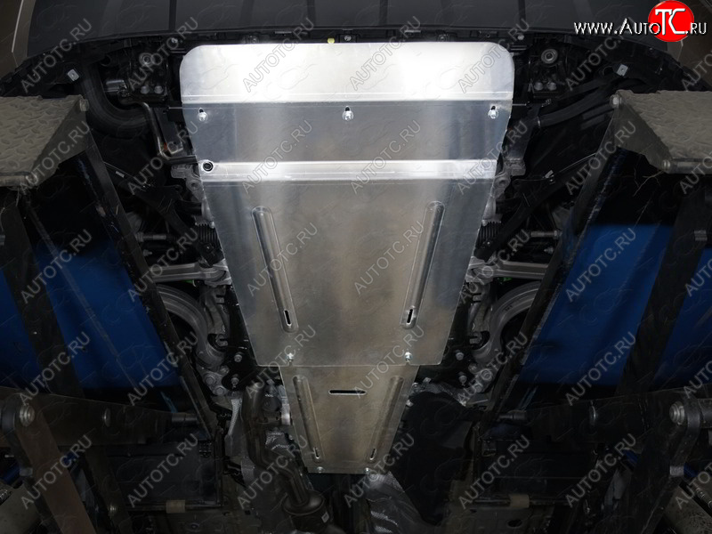 9 499 р. Защита картера двигателя (V-3.0TDI, алюминий) TCC  Volkswagen Touareg  CR (2018-2025)  с доставкой в г. Кемерово