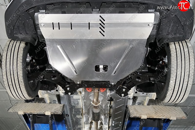 13 999 р. Защита картера и КПП (2WD 1.5T) ТСС Тюнинг  Changan CS35 Plus (2021-2025) рестайлинг (алюминий 4 мм)  с доставкой в г. Кемерово