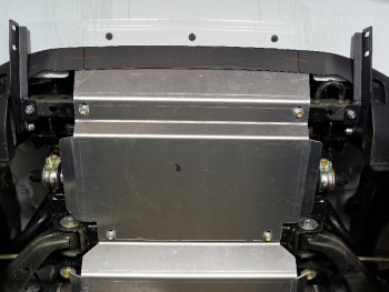 Защита радиаторов ТСС Тюнинг Isuzu D-Max RG DoubleCab (2020-2023) (алюминий 4 мм)