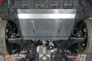 Защита картера и КПП ТСС Тюнинг JAC J7 (2020-2025) лифтбэк (алюминий 4 мм)