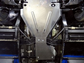 Защита раздаточной коробки ТСС Тюнинг KIA Mohave  HM (2017-2020) рестайлинг (алюминий 4 мм)