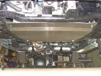 Защита картера и КПП ТСС Тюнинг SSANGYONG Actyon (2010-2021) дорестайлинг, рестайлинг (алюминий 4 мм)
