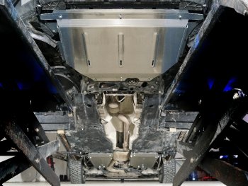 Защиты комплект (картер, кпп, бак) ТСС Тюнинг Volkswagen Taos (2020-2022) (алюминий 4 мм)