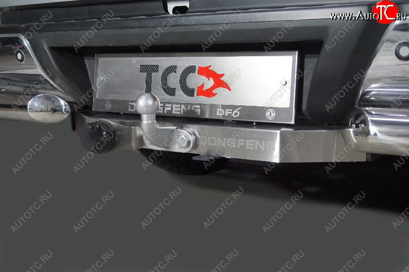 16 999 р. Фаркоп (тягово-сцепное устройство) TCC Тюнинг  Dong Feng DF6 (2022-2025) пикап (крюк F, надпись DongFeng)  с доставкой в г. Кемерово