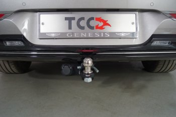 Фаркоп (тягово-сцепное устройство) ТСС Тюнинг GENESIS GV80  JK1 (2020-2022) (оцинкованный, шар E)