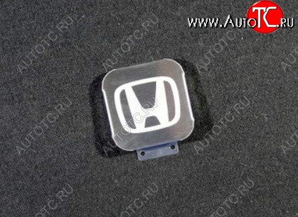 1 999 р. Заглушка на фаркоп с логотипом Honda (на фаркопы TCC, нержавеющая сталь) TCC  Honda CR-V  RW,RT (2016-2022) дорестайлинг, рестайлинг  с доставкой в г. Кемерово