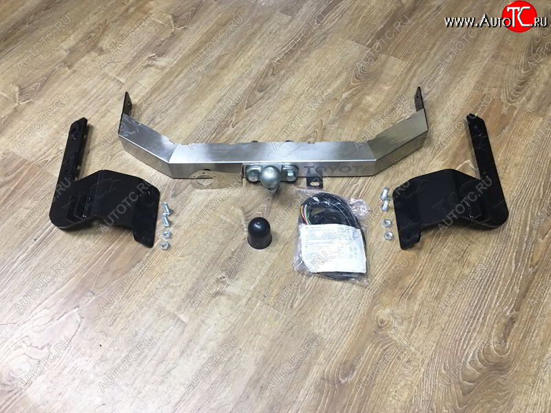 14 999 р. Фаркоп (тягово-сцепное устройство) (кроме EXECUTIVE) ТСС Тюнинг  Toyota Land Cruiser  200 (2012-2021) 1-ый рестайлинг, 2-ой рестайлинг (надпись Toyota, шар F)  с доставкой в г. Кемерово