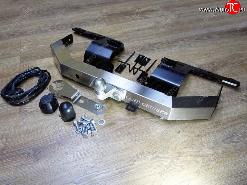 14 999 р. Фаркоп (тягово-сцепное устройство) (кроме EXECUTIVE) ТСС Тюнинг  Toyota Land Cruiser  200 (2012-2021) 1-ый рестайлинг, 2-ой рестайлинг (надпись Land Cruiser, шар F)  с доставкой в г. Кемерово