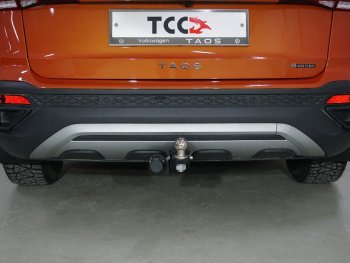 Фаркоп (тягово-сцепное устройство) ТСС Тюнинг Volkswagen Taos (2020-2022) (нержавейка)