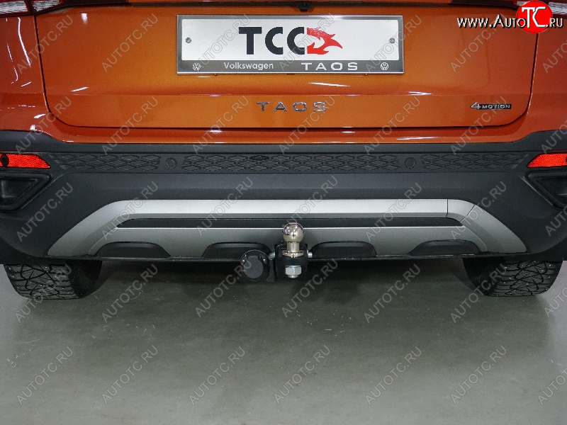 13 999 р. Фаркоп (тягово-сцепное устройство) ТСС Тюнинг  Volkswagen Taos (2020-2022) (нержавейка)  с доставкой в г. Кемерово