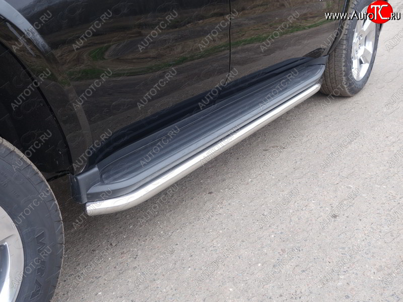 27 449 р. Защита порогов алюминий 60,3 мм, ТСС Тюнинг  Chevrolet Tahoe  K2UC (2014-2021)  с доставкой в г. Кемерово