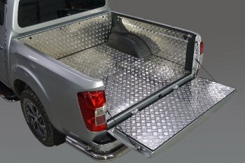 Защитный алюминиевый вкладыш в кузов автомобиля (комплект) ТСС Тюнинг Dong Feng DF6 (2022-2025) пикап (алюминий)