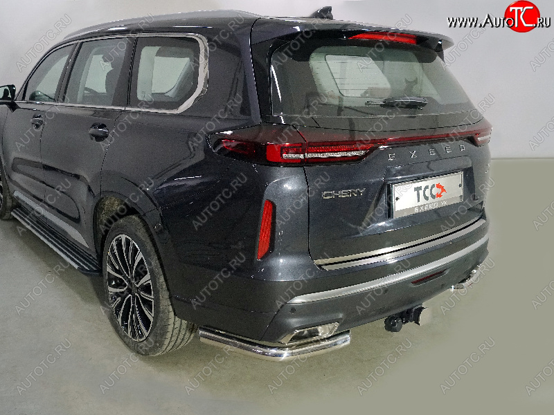 18 499 р. Защита заднего бампера (2.0L 4WD, уголки, d60,3 мм) TCC EXEED VX дорестайлинг (2020-2023)  с доставкой в г. Кемерово