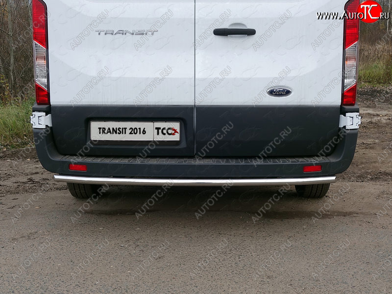 18 999 р. Защита задняя (нержавейка d42,4 мм), ТСС Тюнинг  Ford Transit (2014-2022) цельнометаллический фургон  с доставкой в г. Кемерово