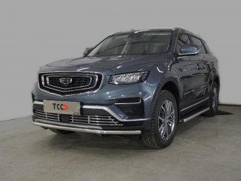 Защита переднего бампера нижняя 42,4 мм ТСС Тюнинг Geely Atlas Pro  NL3 (2019-2025) (нержавейка)