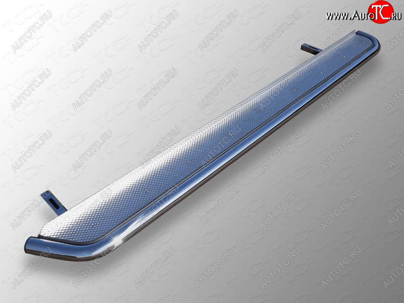 38 999 р. Пороги с площадкой 42,4 мм ТСС Тюнинг  Geely Emgrand X7 (2019-2021) 2-ой рестайлинг (нержавейка)  с доставкой в г. Кемерово