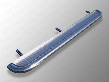 Пороги с площадкой 60,3 мм ТСС Тюнинг Geely Emgrand X7 (2019-2021) 2-ой рестайлинг