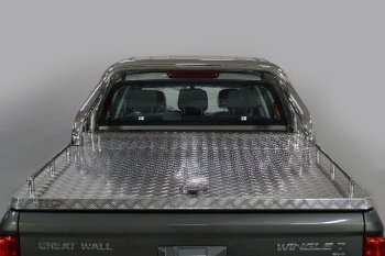 Защита кузова (для крышки) d76,1 мм ТСС Тюнинг Great Wall Wingle 7 (2018-2023) пикап (нержавейка)