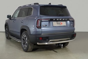 12 649 р. Защита задняя (нержавейка 60,3 мм), ТСС Тюнинг  Haval Dargo (2022-2025) (нержавейка)  с доставкой в г. Кемерово. Увеличить фотографию 1