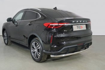 Защита задняя (нержавейка 60,3 мм), ТСС Тюнинг Haval F7x (2022-2024) рестайлинг