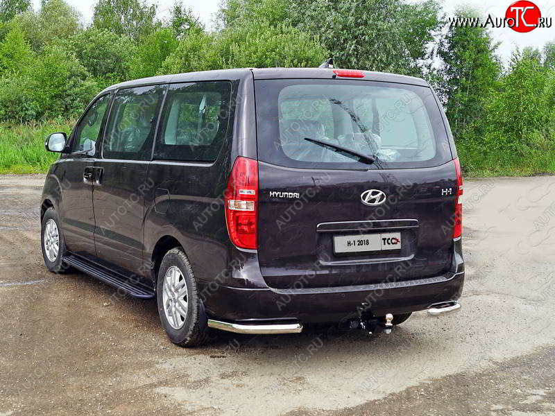 18 999 р. Защита задняя (уголки) 60,3 мм  Hyundai Starex/Grand Starex/H1  TQ (2017-2022) 2-ой рестайлинг  с доставкой в г. Кемерово