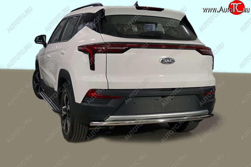 13 999 р. Защита задняя (нержавейка d42,4 мм), ТСС Тюнинг  JAC JS4 (2021-2025)  с доставкой в г. Кемерово
