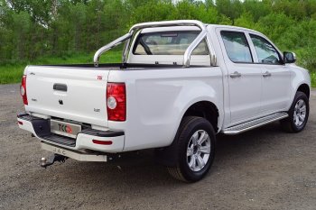 Защита кузова (только для кузова) d76,1 мм ТСС Тюнинг JAC T6 (2018-2024) пикап (нержавейка)