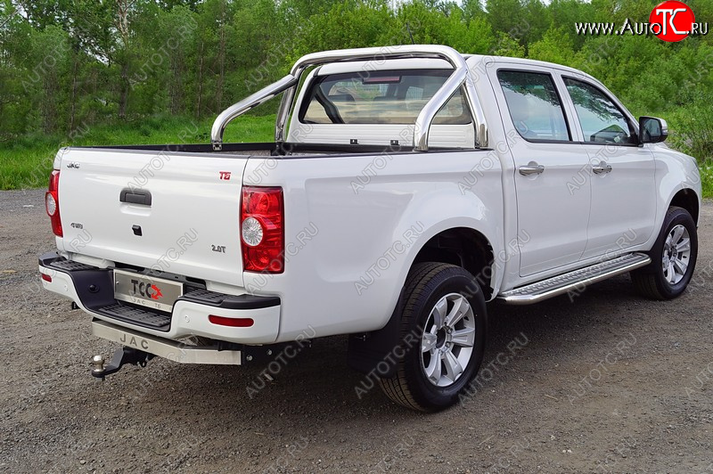 54 999 р. Защита кузова (только для кузова) d76,1 мм ТСС Тюнинг  JAC T6 (2018-2024) пикап (нержавейка)  с доставкой в г. Кемерово