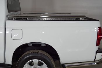 Рейлинги на кузов d42,4 мм ТСС Тюнинг JAC T6 (2018-2024) пикап (нержавейка)