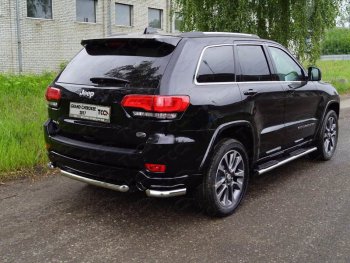 Защита заднего бампера (уголки, d60,3 мм) TCC Jeep Grand Cherokee  WK2 (2017-2022) 2-ой рестайлинг